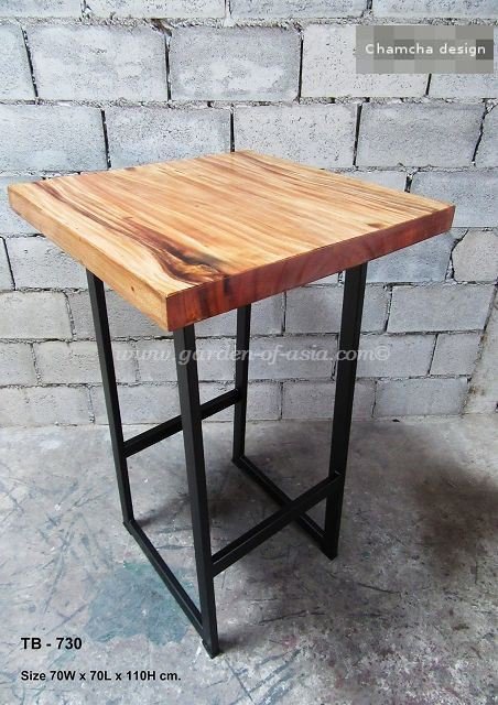 Code: "GATB-730", modern wood furniture, W 70 cm x L 70 cm x H 110