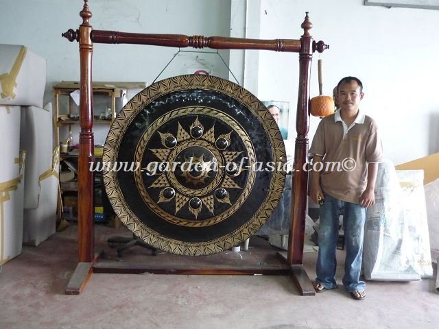 thai temple gong steel, size 150 cm